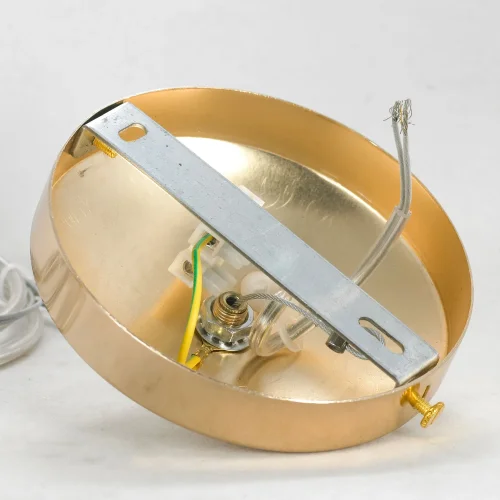 Люстра подвесная LSP-8461 Lussole прозрачная на 9 ламп, основание золотое в стиле современный  фото 3